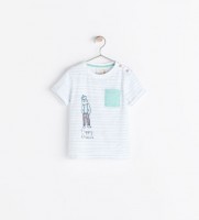 camiseta rayas muñeco 